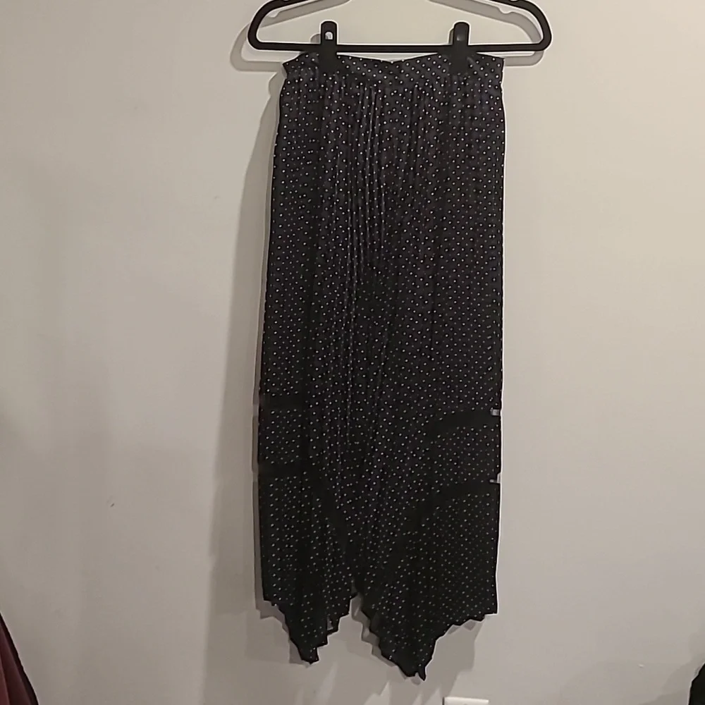 The Kooples Tête D'Épingle Polka Dot Maxi Skirt - Picture 9 of 13